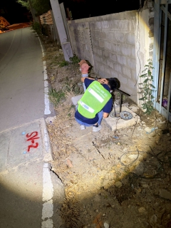 ไฟล์แนบ การประปาส่วนภูมิภาคสาขาเพชรบุรี ดำเนินกิจกรรม Step Test ค้นหาท่อแตกรั่ว พื้นที่ที่มีน้ำสูญเสียสูง