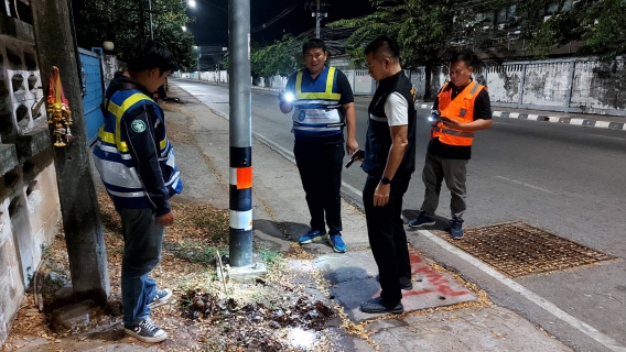 ไฟล์แนบ กปภ.สาขามหาสารคาม ทำการเดินสำรวจท่อรั่ว Active Leakage Control พื้นที่ DMA16 ต.ตลาด อ.เมือง จ.มหาสารคาม 