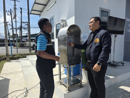 ไฟล์แนบ กปภ.สาขาขนอม เปิดจุดบริการ น้ำดื่มสะอาด Mini Station ณ หน่วยบริการสิชล หนุนประชาชนเข้าถึงน้ำดื่มสะอาดฟรี