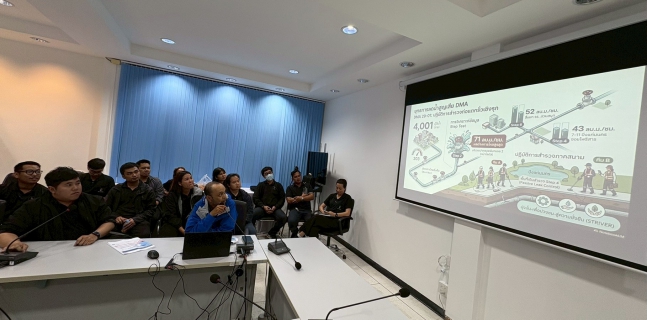 ไฟล์แนบ กปภ.สาขาขอนแก่น (พ) จัดกิจกรรม Evening Talk ประจำเดือน กุมภาพันธ์ 2569 ถ่ายทอดนโยบาย รปก.2 พร้อมรับฟังปัญหาอุปสรรคในการดำเนินงาน