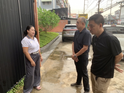 ไฟล์แนบ กปภ.สาขาอ้อมน้อย ลงพื้นที่ตรวจสอบคุณภาพน้ำ โครการ เคฟ ศาลายา คอนโดมิเนียม�ต.ศาลายา หลังจากได้รับแจ้งจากผู้ใช้น้ำว่าน้ำประปามีกลิ่น สี และมีตะกอนมาก