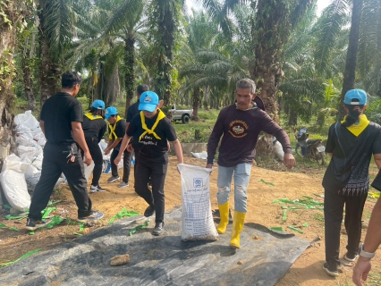 ไฟล์แนบ กปภ.สาขาหลังสวน เข้าร่วมกิจกรรม โครงการจิตอาสา เราทำความดี ด้วยหัวใจ สร้างฝายชะลอน้ำ  อำเภอหลังสวน จังหวัดชุมพร