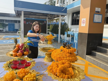 ไฟล์แนบ การประปาส่วนภูมิภาคสาขากุยบุรี จัดพิธีสักการะบูชาพระแม่ธรณีวิสุทธิสรรพสักขีบารมีธำรงชล ศาลพระภูมิเจ้าที่และสิ่งศักดิ์สิทธิ์ เนื่องในโอกาสวันคล้ายวันสถาปนา กปภ.ครบรอบ 47 ปี 