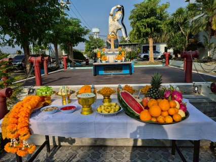 ไฟล์แนบ การประปาส่วนภูมิภาคสาขาเพชรบุรี จัดพิธีไหว้สักการะพระแม่ธรณี เนื่องในวันคล้ายวันสถาปนา ครบรอบ 47 ปี กปภ.