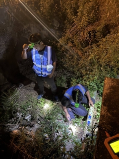 ไฟล์แนบ กปภ.สาขาคลองท่อม ลงพื้นที่วัดอัตราการไหลของน้ำ เพื่อสำรวจหาท่อแตกรั่ว 