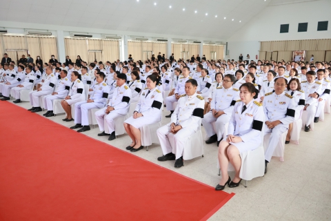 ไฟล์แนบ กปภ.สาขามหาสารคาม เข้าร่วมพิธีวางพานพุ่มดอกไม้ถวายราชสักการะ เนื่องในวันที่ระลึก "พระบาทสมเด็จพระพุทธเลิศหล้านภาลัย" ประจำปี พ.ศ. 2569