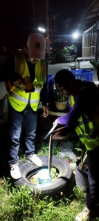 ไฟล์แนบ กปภ.สาขาบางสะพาน ดำเนินการทำ Step Test สำรวจหาท่อแตกรั่ว พื้นที่ MM02 สถานีจ่ายน้ำช้างแรก 