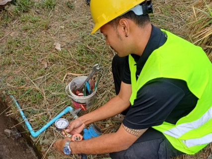 ไฟล์แนบ กปภ.สาขาระนอง ลงพื้นที่ตรวจวัดแรงดันน้ำ ตามโครงการ ผู้ใช้น้ำมั่นใจ กปภ.เช็คชัวร์