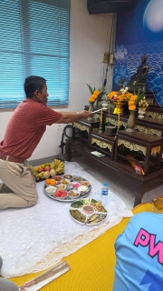 ไฟล์แนบ กปภ.สาขากาญจนบุรี จัดกิจกรรมทำบุญสำนักงาน เพื่อความเป็นสิริมงคลแก่หน่วยงาน, สร้างเสริมสิ่งยึดเหนี่ยวจิตใจในการปฏิบัติหน้าที่เพื่อประชาชน