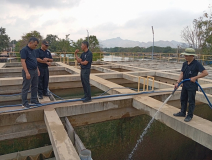 ไฟล์แนบ กปภ.สาขากาญจนบุรี ทำกิจกรรมล้างถังตกตะกอน โรงกรองน้ำขนาด 600 ลบ.ม./ชม. สถานีผลิตน้ำแม่ข่ายกาญจนบุรี