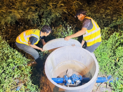 ไฟล์แนบ ดำเนินการถอดล้าง PRV เพื่อกำจัดคราบตะกอน คราบหินปูนที่เข้าไปอุดตันกลไกภายในวาล์วน้ำ 