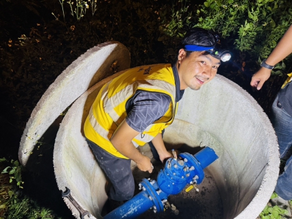 ไฟล์แนบ ดำเนินการถอดล้าง PRV เพื่อกำจัดคราบตะกอน คราบหินปูนที่เข้าไปอุดตันกลไกภายในวาล์วน้ำ 