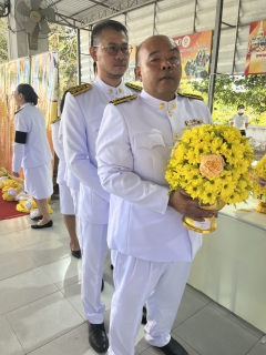 ไฟล์แนบ การประปาส่วนภูมิภาคสาขามหาสารคาม เข้าร่วมพิธีถวายราชสักการะพระบาทสมเด็จพระบรมชนกาธิเบศร มหาภูมิพลอดุลยเดชมหาราช บรมนาถบพิตร "พระบิดาแห่งมาตรฐานการช่างไทย"