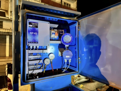 ไฟล์แนบ กปภ.สาขาสมุทรสาคร (พ) ลงพื้นที่ดำเนินการ Step Test ค้นหาท่อแตกท่อรั่ว บริเวณ DMA-32 เคหะท่าจีน