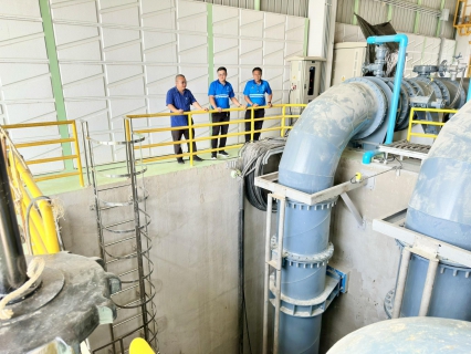 ไฟล์แนบ กปภ.สาขาสมุทรสาคร (พ) ลงพื้นที่ติดตามความก้าวหน้าโครงการเพิ่มกำลังการผลิตน้ำประปา เตรียมรับมือภัยแล้ง