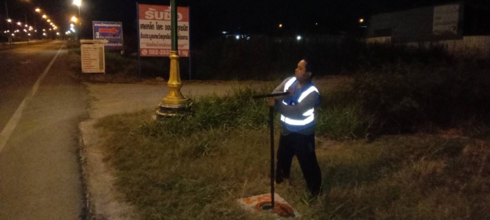 ไฟล์แนบ การประปาส่วนภูมิภาคสาขานครปฐม ลงพื้นที่ทำ STEP TEST ในพื้นที่ ต.บางแขม 