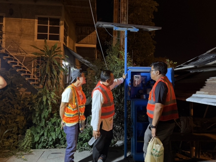 ไฟล์แนบ การประปาส่วนภูมิภาคสาขานครปฐม ลงพื้นที่ทำ STEP TEST ในพื้นที่ ต.บางแขม 