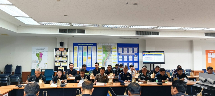 ไฟล์แนบ การประปาส่วนภูมิภาคสาขาประจวบคีรีขันธ์ ร่วมประชุมกองอำนวยการป้องกันและบรรเทาสาธารณภัยจังหวัดประจวบคีรีขันธ์ การเตรียมการป้องกันและแก้ไขปัญหาภัยแล้ง จังหวัดประจวบคีรีขันธ์ พ.ศ.2569 และการเตรียมการป้องกันและแก้ไขปัญหาไฟป่า หมอกควัน และฝุ่นละอองขนาดเล็ก (PM 2.5) ปี 2569