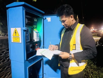 ไฟล์แนบ การประปาส่วนภูมิภาคสาขาอ่าวลึก ดำเนินการสำรวจหาท่อแตก-ท่อรั่ว (Step test) ในระบบจำหน่ายน้ำ DM-04-01 บริเวณถนนอ่าวลึก-พระแสง (ฝั่งซ้ายทาง)