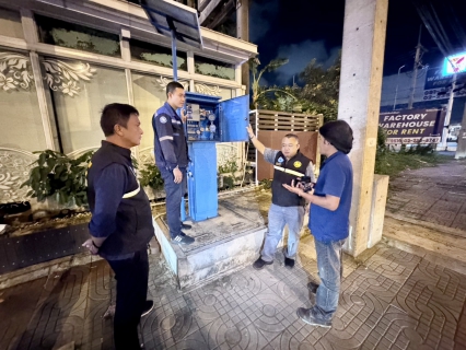 ไฟล์แนบ กปภ.สาขาสมุทรสาคร (พ) ลงพื้นที่ดำเนินการ Step Test ค้นหาท่อแตกท่อรั่ว บริเวณ DMA-31 อู่ปรีชา