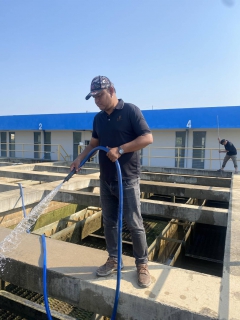 ไฟล์แนบ กปภ.สาขากาญจนบุรี ทำกิจกรรมล้างถังตกตะกอน โรงกรองน้ำขนาด 600 ลบ.ม./ชม. สถานีผลิตน้ำแม่ข่ายกาญจนบุรี