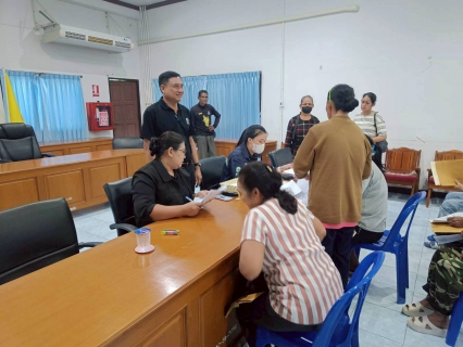 ไฟล์แนบ กปภ.สาขาปราณบุรี จัดกิจกรรมเติมใจให้กัน ลงพื้นที่ออกหน่วยประชาสัมพันธ์เชิงรุก เพิ่มผู้ใช้น้ำและปริมาณน้ำจำหน่าย สร้างความเชื่อมั่นด้านคุณภาพ และบริการของ กปภ. แนวเส้นท่อเมนใหม่ ณ อบต.ห้วยทรายเหนือ ตำบลสามพระยา อำเภอชะอำ จังหวัดเพชรบุรี