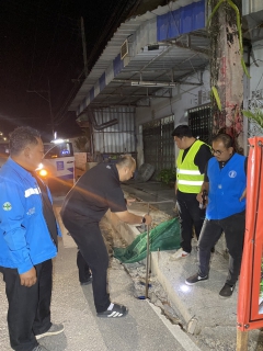 ไฟล์แนบ กปภ.สาขาระนอง ปฏิบัติการค้นหาจุดแตกรั่ว ด้วยการทำ Step Test ลดน้ำสูญเสีย ตามแผนประจำเดือน มีนาคม 2569