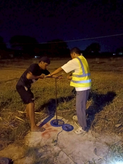 ไฟล์แนบ กปภ.สาขาท่ามะกาลงพื้นที่ ทำ Step Test ค้นหาท่อแตกรั่ว