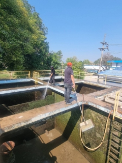 ไฟล์แนบ กปภ.สาขากาญจนบุรี ทำกิจกรรมล้างถังตกตะกอน โรงกรองน้ำขนาด 160 ลบ.ม./ชม. สถานีผลิตน้ำแม่ข่ายกาญจนบุรี