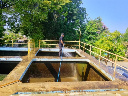 ไฟล์แนบ กปภ.สาขากาญจนบุรี ทำกิจกรรมล้างถังตกตะกอน โรงกรองน้ำขนาด 160 ลบ.ม./ชม. สถานีผลิตน้ำแม่ข่ายกาญจนบุรี