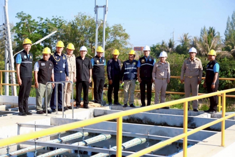 ไฟล์แนบ ผู้ว่าราชการจังหวัดประจวบคีรีขันธ์ ลงพื้นที่ติดตามการปรับแผนการผลิตน้ำประปา เพื่อให้เพียงพอต่อความต้องการของประชาชนในช่วงฤดูแล้ง ณ สถานีผลิตน้ำบ่อนอก การประปาส่วนภูมิภาคสาขาประจวบคีรีขันธ์