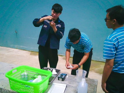 ไฟล์แนบ กปภ.สาขาบ้านฉาง รวมกำลัง กปภ. ข.1 ลงพื้นที่ตรวจวัดคุณภาพน้ำเรือนจำกลางระยอง เสริมสร้างสุขอนามัยที่ดีแก่ผู้ต้องขัง