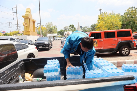 ไฟล์แนบ กปภ.สาขาปทุมธานี(พ) ร่วมสนับสนุนน้ำดื่มจำนวน 20 แพ็ค  ในกิจกรรมโครงการ "สานใจไทย สู่ใจใต้" รุ่นที่ 46  ในวันที่ 31 มีนาคม 2569