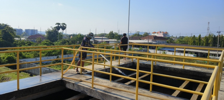 ไฟล์แนบ การประปาส่วนภูมิภาคสาขาภูเก็ต ปฏิบัติการล้างทำความสะอาดถังตกตะกอน ณ สถานีผลิตน้ำคลองกะทะ ตามแผนโครงการจัดการน้ำสะอาด (WSP) ครั้งที่ 3 ประจำปีงบประมาณ 2569 