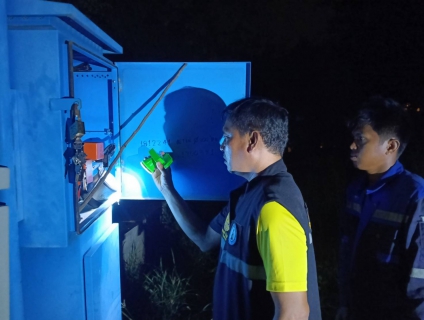 ไฟล์แนบ กปภ.สาขาท่ามะกาลงพื้นที่ ทำ Step Test ค้นหาท่อแตกรั่ว