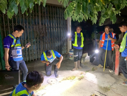 ไฟล์แนบ การประปาส่วนภูมิภาคสาขาหนองแค ผนึกกำลัง การประปาส่วนภูมิภาคเขต 2  ลงพื้นที่สำรวจหาท่อแตกรั่ว โดยวิธีการเดินสำรวจ(Active Leakage Control) 