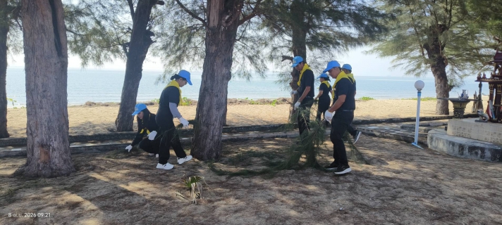 ไฟล์แนบ กปภ.สาขาบางสะพานเข้าร่วมกิจกรรมจิตอาสาพัฒนา  เนื่องในวันคล้ายวันคล้ายวันพระราชสมภพสมเด็จพระกนิษฐาธิราชฯ (วันอนุรักษ์มรดกไทย)  ณ บริเวณหน้าโรงเรียนโสตศึกษาเทพรัตน์และบริเวณชายหาดนเรศวร