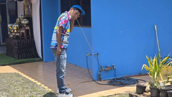 ไฟล์แนบ การประปาส่วนภูมิภาคสาขาเขาชัยสน ลงพื้นที่สำรวจหาท่อแตก  ท่อรั่วในระบบจำหน่ายน้ำ (สทร.) วันที่ 10 เมษายน 2569 ภายใต้การบริหารงาน โดยนายณัฐยุทธ โชโต ผู้จัดการการประปาส่วนภูมิภาคสาขาเขาชัยสน มอบหมาย               งานบริการและควบคุมน้ำสูญเสีย และพนักงานในสังกัด ดำเนินการสำรวจหาท่อรั่ว (สทร.) ในพื้นที่ DMA-04-จ่ายน้ำพื้นที่ อ.บางแก้วฝั่งขวา(โคกสัก) ขนาด 200 mm.           