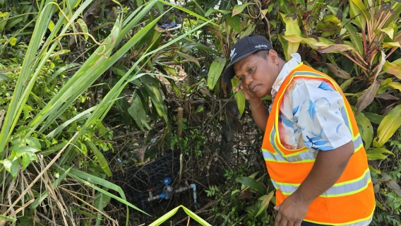 ไฟล์แนบ การประปาส่วนภูมิภาคสาขาเขาชัยสน ลงพื้นที่สำรวจหาท่อแตก  ท่อรั่วในระบบจำหน่ายน้ำ (สทร.) วันที่ 10 เมษายน 2569 ภายใต้การบริหารงาน โดยนายณัฐยุทธ โชโต ผู้จัดการการประปาส่วนภูมิภาคสาขาเขาชัยสน มอบหมาย               งานบริการและควบคุมน้ำสูญเสีย และพนักงานในสังกัด ดำเนินการสำรวจหาท่อรั่ว (สทร.) ในพื้นที่ DMA-04-จ่ายน้ำพื้นที่ อ.บางแก้วฝั่งขวา(โคกสัก) ขนาด 200 mm.           