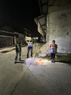 ไฟล์แนบ กปภ.สาขามหาสารคาม ทำการเดินสำรวจท่อรั่ว Active Leakage Control พื้นที่ DMA11 ต.บรบือ อ.บรบือ จ.มหาสารคาม 