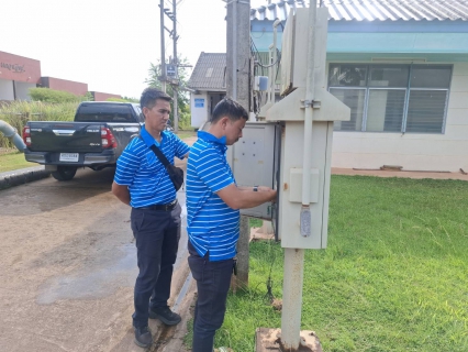 ไฟล์แนบ การประปาส่วนภูมิภาคสาขากาญจนดิษฐ์ ลงพื้นที่ตรวจสอบตู้ DMA   สถานีจ่ายน้ำสะพานดิน ในพื้นที่ตำบลทุ่งกง อำเภอกาญจนดิษฐ์ จังหวัดสุราษฎร์ธานี