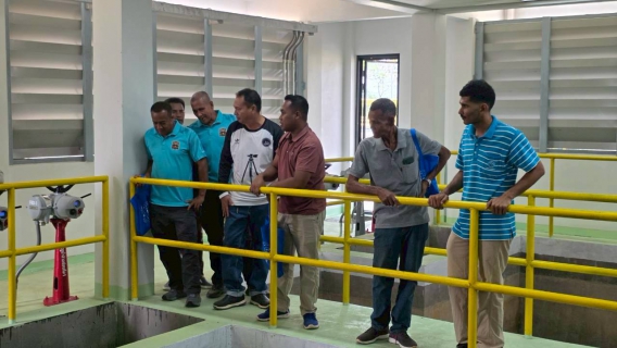 ไฟล์แนบ การประปาส่วนภูมิภาคสาขาสุไหงโก-ลก ส่งต่อความรู้และความเชี่ยวชาญด้านน้ำประปาสู่ 3 อปท. ในโครงการ น้ำประปา กปภ.-อปท. เพื่อปวงชน ปี 2569 เพื่อมุ่งสู่เป้าหมายการยกระดับคุณภาพชีวิตของประชาชนให้มีน้ำประปาสะอาดใช้ในทุกพื้นที่ พร้อมรณรงค์ต่อต้านยาเสพติดตามมาตรฐาน มยส.