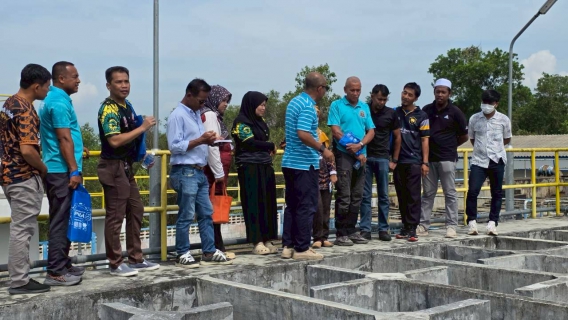 ไฟล์แนบ การประปาส่วนภูมิภาคสาขาสุไหงโก-ลก ส่งต่อความรู้และความเชี่ยวชาญด้านน้ำประปาสู่ 3 อปท. ในโครงการ น้ำประปา กปภ.-อปท. เพื่อปวงชน ปี 2569 เพื่อมุ่งสู่เป้าหมายการยกระดับคุณภาพชีวิตของประชาชนให้มีน้ำประปาสะอาดใช้ในทุกพื้นที่ พร้อมรณรงค์ต่อต้านยาเสพติดตามมาตรฐาน มยส.