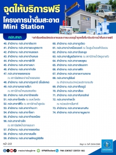 ไฟล์แนบ กปภ. ชูมาตรการช่วยเหลือประชาชน ลด-ผ่อนค่าติดตั้ง ขยายเวลาตัดน้ำ ฟรีน้ำดื่ม