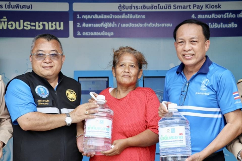 ไฟล์แนบ กปภ.สาขาสมุทรสาคร (พ) เปิดตัว โครงการประปาปันสุข และ โครงการไทยช่วยไทย ลดภาระ ลดค่าครองชีพ