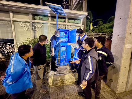 ไฟล์แนบ กปภ.สาขาสมุทรสาคร (พ) ลงพื้นที่ดำเนินการ Step Test ค้นหาท่อแตกท่อรั่ว บริเวณ DMA-31-ปากซอยอู่ปรีชา