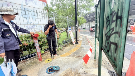 ไฟล์แนบ การประปาส่วนภูมิภาคสาขาภูเก็ต ลงพื้นที่สำรวจหาท่อแตกท่อรั่วเชิงรุก (ALC) ถ.ปฏัก ต.กะรน อ.เมือง จ.ภูเก็ต 
