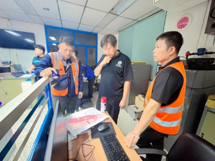 ไฟล์แนบ รปก.2 ร่วมลงพื้นที่เดินสำรวจหาท่อแตก - รั่ว ที่ กปภ.สาขาบ้านไผ่