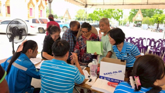 ไฟล์แนบ กปภ.สาขาคลองหลวง จัดกิจกรรม มุ่ง-มั่น-เพื่อปวงชน เติมใจให้กัน ครั้งที่ 4/2569 ลงพื้นที่รับคำร้องขอติดตั้งประปานอกสถานที่ พร้อมให้คำแนะนำด้านการใช้น้ำแก่ประชาชน ณ วัดหว่านบุญ ต.คลองหก อ.คลองหลวง จ.ปทุมธานี