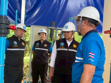 ไฟล์แนบ รองผู้ว่าการ (ปฏิบัติการ 2) ลงพื้นที่ตรวจเยี่ยม พร้อมมอบนโยบายการดำเนินงานในการผลิต  จ่ายน้ำประปา ณ กปภ.สาขาขอนแก่น (พ)